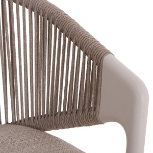 76093 ΠΟΛΥΘΡΟΝΑ ΤΡΑΠΕΖΑΡΙΑΣ XANTION ΗM6472.02 ΚΡΕΜ ΑΛΟΥΜΙΝΙΟ--ΣΧΟΙΝΙ-ΜΑΞΙΛΑΡΙ ΑΝΟΙΧΤΟ ΓΚΡΙ 59x60x78Υ