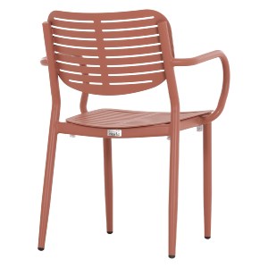 76097 ΠΟΛΥΘΡΟΝΑ ΤΡΑΠΕΖΑΡΙΑΣ HILLIARD HM6644.08 ΑΛΟΥΜΙΝΙΟ ΣΕ TERRACOTTA 58x52x78Υεκ