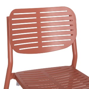 76106 ΚΑΡΕΚΛΑ ΤΡΑΠΕΖΑΡΙΑΣ HILLIARD HM6645.08 ΑΛΟΥΜΙΝΙΟ ΣΕ TERRACOTTA 46x54x78Υεκ