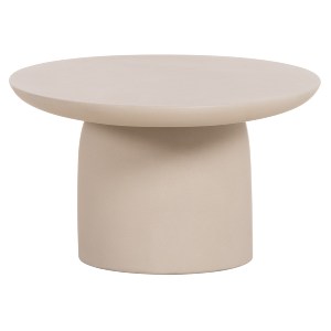 76123 ΤΡΑΠΕΖΙ ΣΑΛΟΝΙΟΥ FIBER CEMENT ΟΒΑΛ BRECCAN HM6594.02 ΜΠΕΖ 130x70x42Υεκ