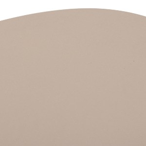 76123 ΤΡΑΠΕΖΙ ΣΑΛΟΝΙΟΥ FIBER CEMENT ΟΒΑΛ BRECCAN HM6594.02 ΜΠΕΖ 130x70x42Υεκ