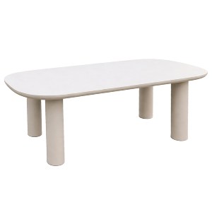 76132 ΤΡΑΠΕΖΙ ΤΡΑΠΕΖΑΡΙΑΣ KIORA HM6597.02 ΜΠΕΖ FIBER CEMENT 200x100x75Υεκ