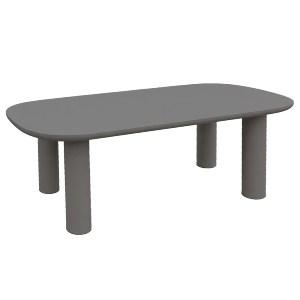 76133 ΤΡΑΠΕΖΙ ΤΡΑΠΕΖΑΡΙΑΣ KIORA HM6597.01 ΓΚΡΙ FIBER CEMENT 200x100x75Υεκ