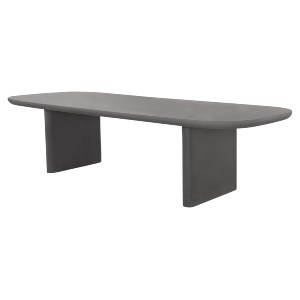 76138 ΤΡΑΠΕΖΙ ΤΡΑΠΕΖΑΡΙΑΣ FIBER CEMENT AZAMI HM6601.01 ΓΚΡΙ 300x112x75Υεκ.