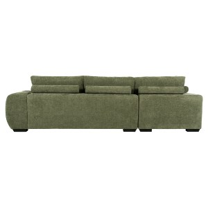 76151 ΚΑΝΑΠΕΣ ΓΩΝΙΑ (ΑΡΙΣΤΕΡΗ) COVEN HM3266.14L ΠΡΑΣΙΝΟ ΥΦΑΣΜΑ 298x102-208x85Υεκ.