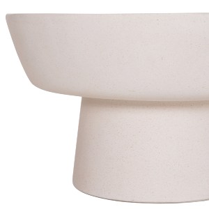 76193 ΤΡΑΠΕΖΙ ΣΑΛΟΝΙΟΥ PIRSON HM18155.02 FIBER CEMENT ΣΕ ΛΕΥΚΟ--Φ60x36Υεκ.