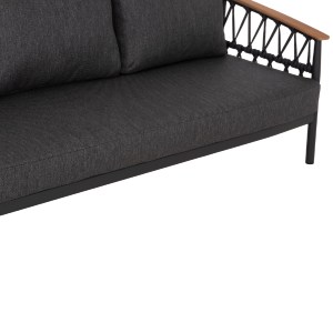 76200 ΣΕΤ ΣΑΛΟΝΙ 5ΤΜΧ STREAM HM6426.01 ΑΝΘΡΑΚΙ ΑΛΟΥΜΙΝΙΟ-STRAP ΣΧΟΙΝΙ-OLEFIN