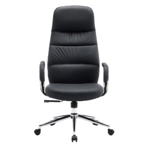 76213 ΚΑΡΕΚΛΑ ΓΡΑΦΕΙΟΥ TEETER HM18355.01 ΜΑΥΡΟ PU ΔΕΡΜΑ--ΒΑΣΗ ΧΡΩΜΙΟΥ 67x66x121Υεκ
