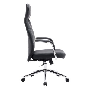 76213 ΚΑΡΕΚΛΑ ΓΡΑΦΕΙΟΥ TEETER HM18355.01 ΜΑΥΡΟ PU ΔΕΡΜΑ--ΒΑΣΗ ΧΡΩΜΙΟΥ 67x66x121Υεκ