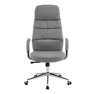 76215 ΚΑΡΕΚΛΑ ΓΡΑΦΕΙΟΥ TEETER HM18355.10 ΓΚΡΙ PU ΔΕΡΜΑ--ΒΑΣΗ ΧΡΩΜΙΟΥ 67x66x121Υεκ