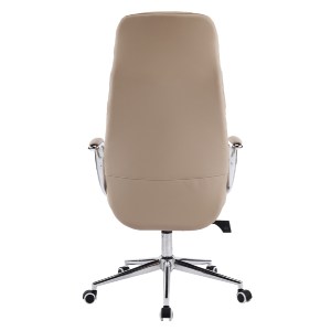 76216 ΚΑΡΕΚΛΑ ΓΡΑΦΕΙΟΥ TEETER HM18355.02 ΜΠΕΖ PU ΔΕΡΜΑ--ΒΑΣΗ ΧΡΩΜΙΟΥ 67x66x121Υεκ