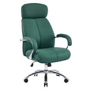 76221 ΚΑΡΕΚΛΑ ΓΡΑΦΕΙΟΥ TOREN HM18357.07 ΠΡΑΣΙΝΟ PU ΔΕΡΜΑ--ΒΑΣΗ ΧΡΩΜΙΟΥ 66x74x128Υεκ