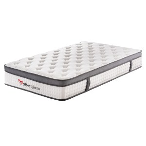 76257 ΣΤΡΩΜΑ ΜΟΝΟ SILENTIUM HM749.01 POCKET SPRINGS--ΛΕΥΚΟ 90x190x30Υεκ.