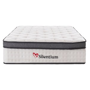 76258 ΣΤΡΩΜΑ ΗΜΙΔΙΠΛΟ SILENTIUM HM749.02 POCKET SPRINGS--ΛΕΥΚΟ 120x200x30Υεκ.