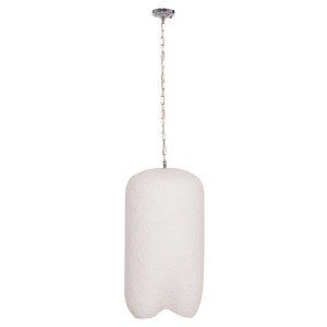 76261 ΦΩΤΙΣΤΙΚΟ ΟΡΟΦΗΣ ΚΡΕΜΑΣΤΟ LOGKY HM4704.02L--FIBER CEMENT ΛΕΥΚΟ 35x35x67Υεκ