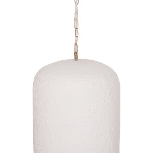 76261 ΦΩΤΙΣΤΙΚΟ ΟΡΟΦΗΣ ΚΡΕΜΑΣΤΟ LOGKY HM4704.02L--FIBER CEMENT ΛΕΥΚΟ 35x35x67Υεκ