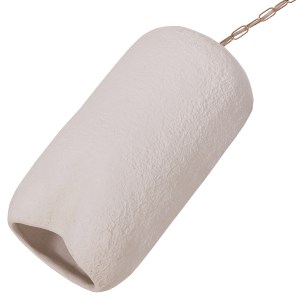76263 ΦΩΤΙΣΤΙΚΟ ΟΡΟΦΗΣ ΚΡΕΜΑΣΤΟ LOGKY HM4704.02S--FIBER CEMENT ΛΕΥΚΟ Φ24x47Υεκ