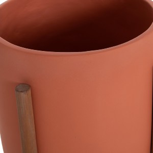 76264 ΓΛΑΣΤΡΑ ΕΣΩΤ.ΧΩΡΟΥ RENTIL HM4684.08L FIBER CEMENT ΧΡΩΜΑ ΤΕΡΑΚΟΤΑ--ΒΑΣΗ TEAK Φ27x66Υ
