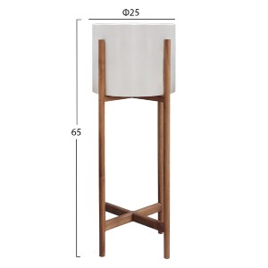 76266 ΓΛΑΣΤΡΑ ΕΣΩΤ.ΧΩΡΟΥ RENTIL HM4684.02L FIBER CEMENT ΧΡΩΜΑ ΛΕΥΚΟ--ΒΑΣΗ TEAK Φ25x65Υεκ