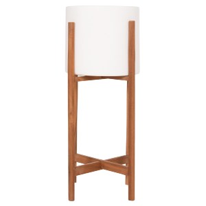 76268 ΓΛΑΣΤΡΑ ΕΣΩΤ.ΧΩΡΟΥ RENTIL HM4684.02S FIBER CEMENT ΧΡΩΜΑ ΛΕΥΚΟ--ΒΑΣΗ TEAK Φ27x56Υ