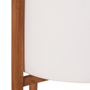 76268 ΓΛΑΣΤΡΑ ΕΣΩΤ.ΧΩΡΟΥ RENTIL HM4684.02S FIBER CEMENT ΧΡΩΜΑ ΛΕΥΚΟ--ΒΑΣΗ TEAK Φ27x56Υ