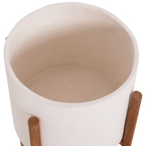 76268 ΓΛΑΣΤΡΑ ΕΣΩΤ.ΧΩΡΟΥ RENTIL HM4684.02S FIBER CEMENT ΧΡΩΜΑ ΛΕΥΚΟ--ΒΑΣΗ TEAK Φ27x56Υ