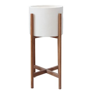 76268 ΓΛΑΣΤΡΑ ΕΣΩΤ.ΧΩΡΟΥ RENTIL HM4684.02S FIBER CEMENT ΧΡΩΜΑ ΛΕΥΚΟ--ΒΑΣΗ TEAK Φ25x55Υ