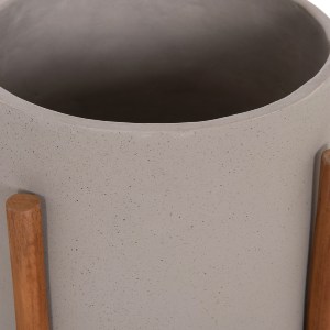 76269 ΓΛΑΣΤΡΑ ΕΣΩΤ.ΧΩΡΟΥ RENTIL HM4684.03S FIBER CEMENT ΧΡΩΜΑ ΓΚΡΙ--ΒΑΣΗ TEAK Φ27x56Υ