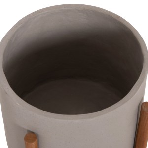 76269 ΓΛΑΣΤΡΑ ΕΣΩΤ.ΧΩΡΟΥ RENTIL HM4684.03S FIBER CEMENT ΧΡΩΜΑ ΓΚΡΙ--ΒΑΣΗ TEAK Φ27x56Υ