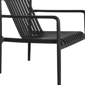 76286 ΠΟΛΥΘΡΟΝΑ LOUNGE ΕΞΩΤ.ΧΩΡΟΥ MALEN HM6626.02 ΜΑΥΡΟ ΠΟΛΥΠΡΟΠΥΛΕΝΙΟ 67x75x75Υεκ
