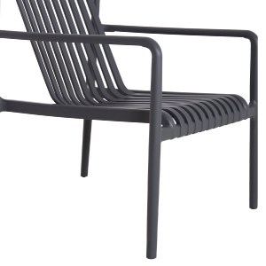76287 ΠΟΛΥΘΡΟΝΑ LOUNGE ΕΞΩΤ.ΧΩΡΟΥ MALEN HM6626.03 ΓΚΡΙ ΠΟΛΥΠΡΟΠΥΛΕΝΙΟ 67x75x75Υεκ