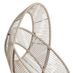 76298 ΠΟΛΥΘΡΟΝΑ-ΦΩΛΙΑ RULER HM6506.02 ΜΟΚΑ ΜΕΤΑΛΛΟ-P.E.RATTAN--ΓΚΡΙ ΜΑΞΙΛΑΡΙΑ 90x85x149Υεκ