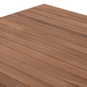 76300 ΤΡΑΠΕΖΙ ΟΡΘΟΓΩΝΙΟ FINTO HM6616 ΞΥΛΟ TEAK--ΦΥΣΙΚΟ 200x100x75Υεκ.
