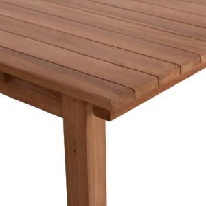 76300 ΤΡΑΠΕΖΙ ΟΡΘΟΓΩΝΙΟ FINTO HM6616 ΞΥΛΟ TEAK--ΦΥΣΙΚΟ 200x100x75Υεκ.
