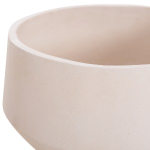 76319 ΓΛΑΣΤΡΑ ΕΣΩΤ.ΧΩΡΟΥ QUAN HM4680.02S FIBER CEMENT ΛΕΥΚΟ--ΒΑΣΗ TEAK Φ37x36Υεκ