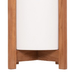 76325 ΓΛΑΣΤΡΑ ΕΣΩΤ.ΧΩΡΟΥ HOFF HM4682.02S FIBER CEMENT ΛΕΥΚΟ-TEAK ΒΑΣΗ Φ33x42Υεκ