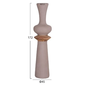 76337 ΣΕΤ 3ΤΜΧ ΔΙΑΚΟΣΜΗΤΙΚΑ ΒΑΖΑ ΔΑΠΕΔΟΥ NEBULA HM21139.03 FIBER CEMENT-ΞΥΛΟ ΤΕΑΚ