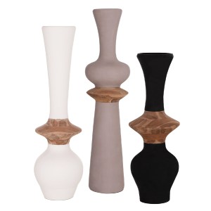 76337 ΣΕΤ 3ΤΜΧ ΔΙΑΚΟΣΜΗΤΙΚΑ ΒΑΖΑ ΔΑΠΕΔΟΥ NEBULA HM21139.03 FIBER CEMENT-ΞΥΛΟ ΤΕΑΚ