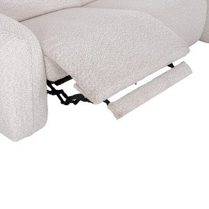 76345 ΚΑΝΑΠΕΣ ΔΕΞΙΑ ΓΩΝΙΑ 3Θ ΜΕ RECLINE VALENTE HM3317.02R ΜΠΕΖ ΥΦΑΣΜΑ 275x160x104Yεκ