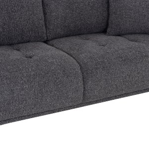 76361 ΚΑΝΑΠΕΣ 3-ΘΕΣΙΟΣ STRUCTO HM3329.01 ΓΚΡΙ ΥΦΑΣΜΑ 227x94x88Υεκ.