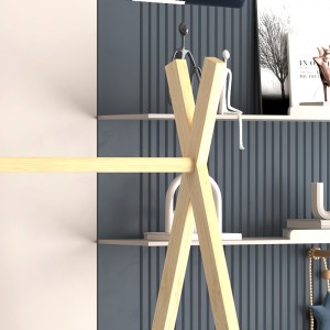 76363 ΚΡΕΒΑΤΙ ΠΑΙΔΙΚΟ ΜΕ ΚΑΓΚΕΛΑ MUNK HM739.03 τ.MONTESSORI ΠΕΥΚΟ ΦΥΣΙΚΟ-ΛΕΥΚΟ--190x90εκ