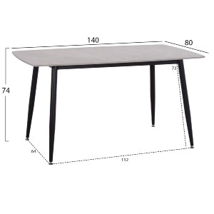 76385 ΣΕΤ ΤΡΑΠΕΖΑΡΙΑΣ 5ΤΜΧ RAVEN HM10743 ΚΕΡΑΜΙΚΟ TOP ΓΚΡΙ ΜΑΡΜΑΡΟ--ΓΚΡΙ ΥΦΑΣΜΑ