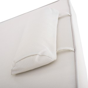 76387 ΞΑΠΛΩΣΤΡΑ ΜΕ ΜΑΞΙΛΑΡΙ ΚΟΡΙΝΟΣ HM10777.60T ΞΥΛΟ ΠΕΥΚΟΥ--TEXTILENE ΣΕ ΕΚΡΟΥ 79x204x80Υεκ