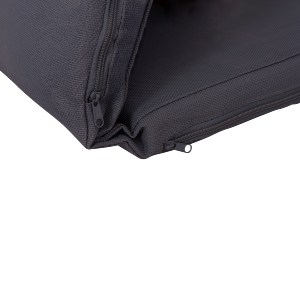 76421 ΞΑΠΛΩΣΤΡΑ ΜΕ ΜΑΞΙΛΑΡΙ ΚΟΡΙΝΟΣ HM10775.30T ΞΥΛΟ ΠΕΥΚΟΥ--TEXTILENE ΓΚΡΙ 79x204x77Υεκ