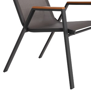 76424 ΣΕΤ ΤΡΑΠΕΖΑΡΙΑΣ 5ΤΜΧ BRUNO HM10729.01 ΚΑΡΕΚΛΕΣ ΜΕΤΑΛΛΙΚΕΣ & ΤΡΑΠΕΖΙ 140x80εκ ΓΚΡΙ