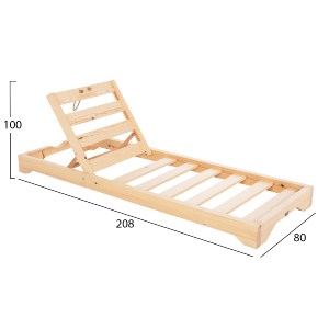 76441 ΞΑΠΛΩΣΤΡΑ IKARIA HM10717.03 ΠΕΥΚΟ ΦΥΣΙΚΟ-OLEFIN ΣΕ ΓΚΡΙ-ΜΕ ΜΑΞΙΛΑΡΙ 20εκ.