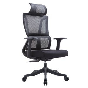 76498 ΚΑΡΕΚΛΑ ΓΡΑΦΕΙΟΥ NOVUS HM1214.01 ΜΑΥΡO MESH--ΜΑΥΡΗ ΒΑΣΗ 69x68x124Υεκ