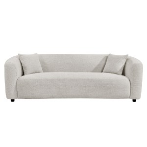 76501 ΚΑΝΑΠΕΣ 3-ΘΕΣΙΟΣ NORD HM3321.02 ΑΝΟΙΧΤΟ ΜΠΕΖ ΥΦΑΣΜΑ 230x96x75Υεκ.