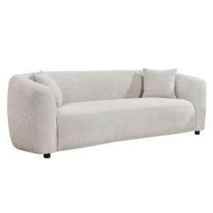 76501 ΚΑΝΑΠΕΣ 3-ΘΕΣΙΟΣ NORD HM3321.02 ΑΝΟΙΧΤΟ ΜΠΕΖ ΥΦΑΣΜΑ 230x96x75Υεκ.