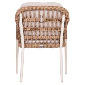 76510 ΠΟΛΥΘΡΟΝΑ BOXER HM6556.02 ΑΛΟΥΜΙΝΙΟ & OLEFIN ΜΠΕΖ-TWIST WICKER 58x60x80Yεκ